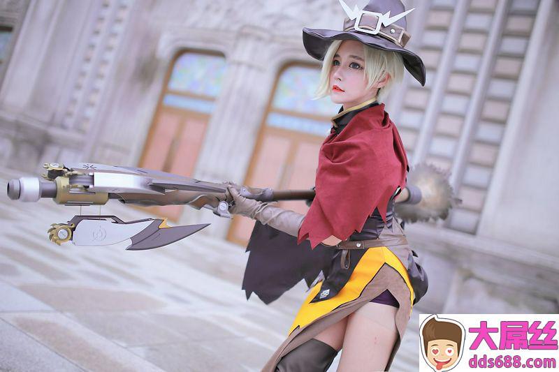 守望先锋天使窈窕女巫皮肤Cosplay